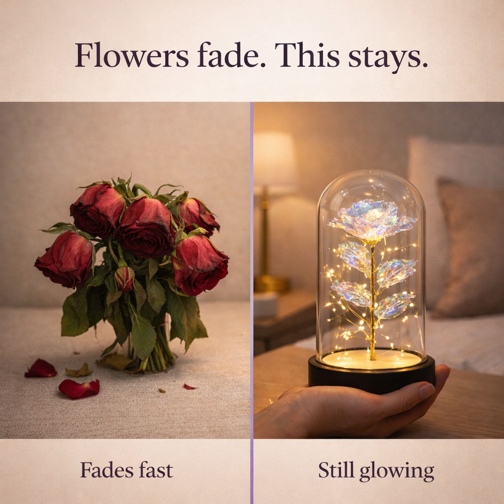 HeartGlow Rose